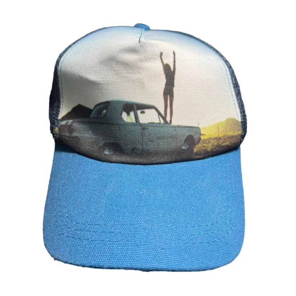 Sunrise Field Hat Blue Snapback Hat Adjustable Hat Cap